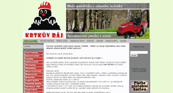 Desktop Screenshot of eshop.krtkuv-raj.cz