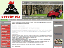 Tablet Screenshot of eshop.krtkuv-raj.cz